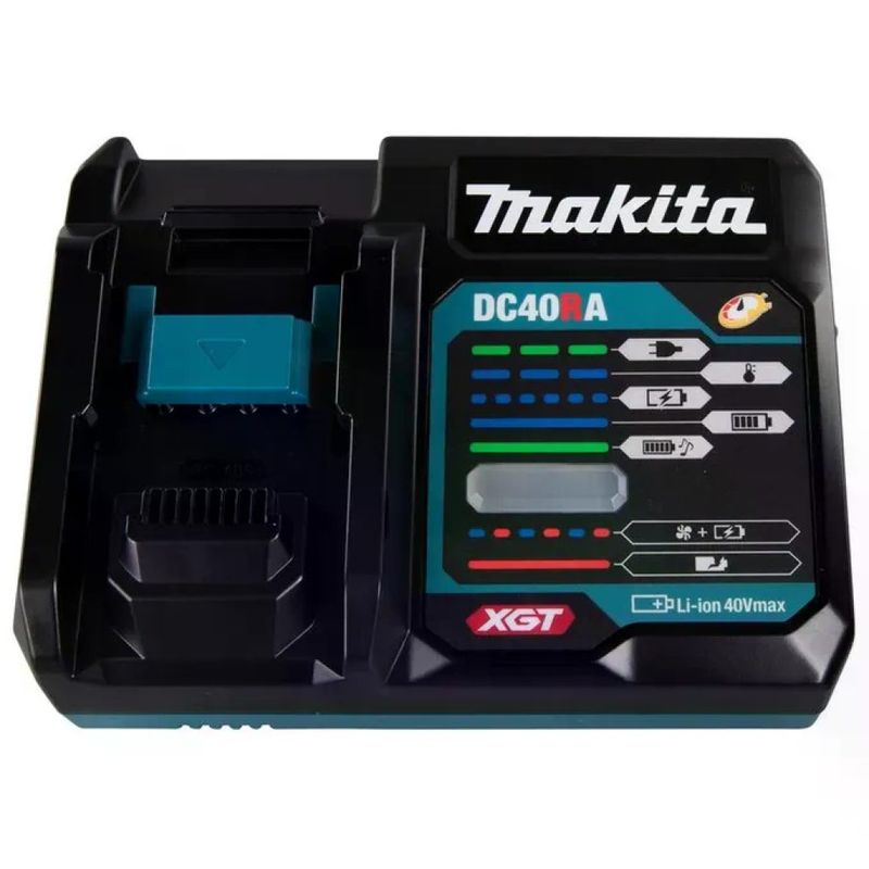 Makita 191E07-8 Caricabatterie rapido per batterie XGT 40 V Max e LXT 14