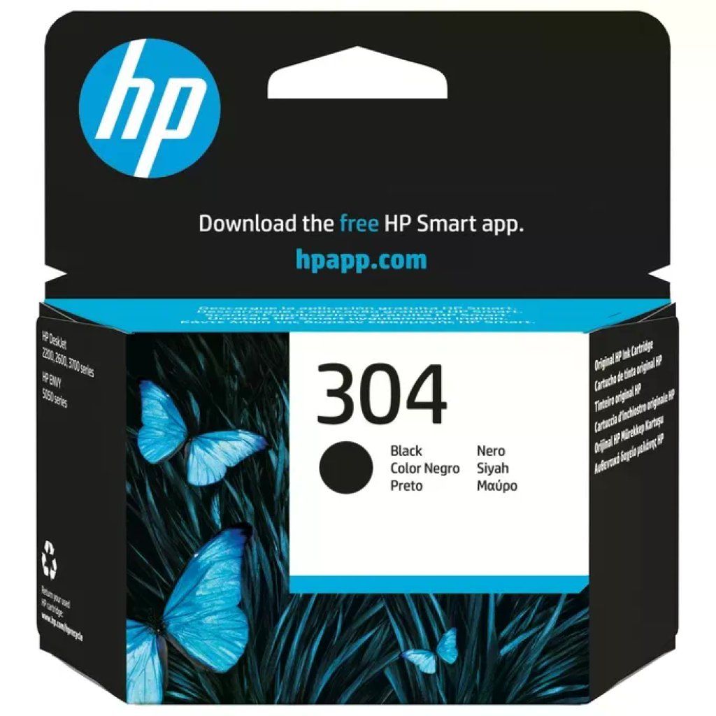 HP N9K06AE 304 Cartuccia originale Inkjet resa standard 120 pagine inchiostro pigmento per DeskJet