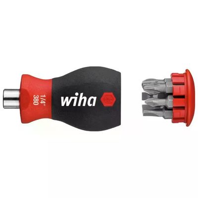 Wiha 33738 Cacciavite portainserti magnetico con 6 punte Wiha 33738 Cacciavite portainserti magnetico con 6 punte