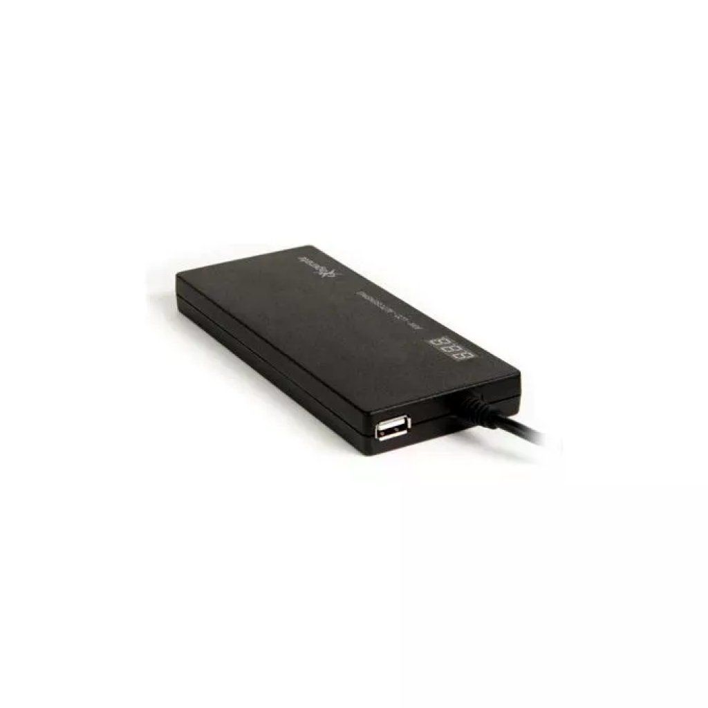 Hamlet XPWNB90ALCD Alimentatore Universale Notebook 90W Ultraslim LCD Autosensing USB 13 Connettori