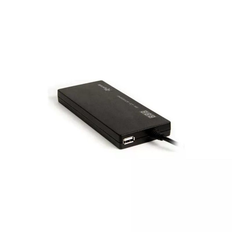 Hamlet XPWNB90ALCD Alimentatore Universale Notebook 90W Ultraslim LCD Autosensing USB 13 Connettori