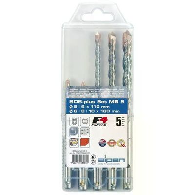 Alpen Punte Hammer Sds F4 Pezzi 5 Mm 5-10 Alpen Punte Hammer Sds F4 Pezzi 5 Mm 5-10