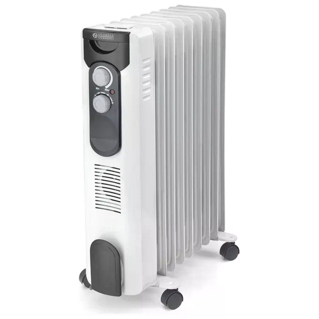 Olimpia Splendid 99619 CaldoRad 9 Radiatore a Olio 2000 W 3 livelli potenza modalita' ECO 9 elementi colore Bianco