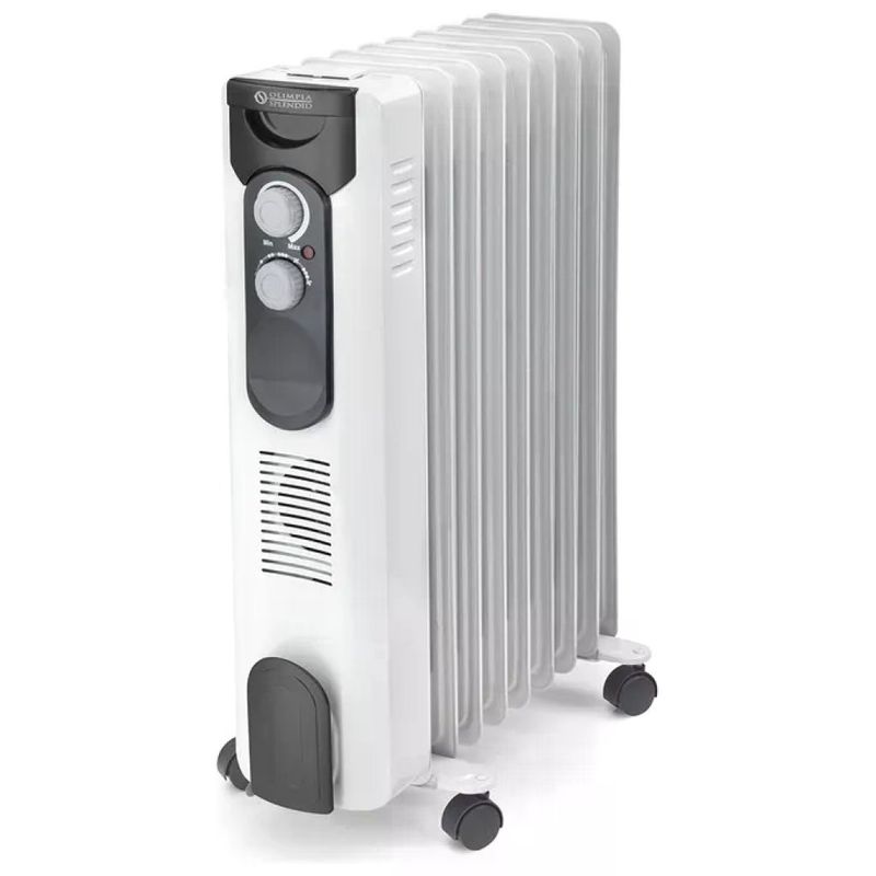 Olimpia Splendid 99619 CaldoRad 9 Radiatore a Olio 2000 W 3 livelli potenza modalita' ECO 9 elementi colore Bianco