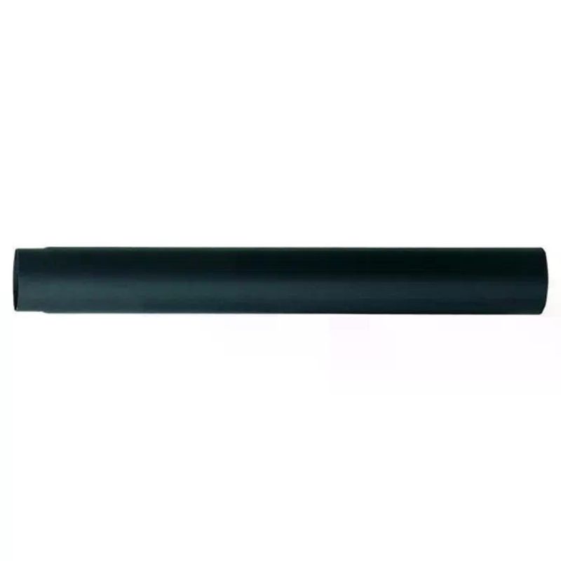 Sweden Millenium – Tubo in acciaio nero opaco 15 cm, lunghezza 50 cm, spessore 2 mm