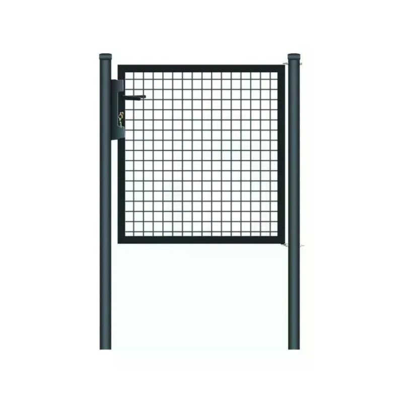 VIGOR-BLINKY Strong Cancello Pedonale in Acciaio Antracite 100 × 145 cm