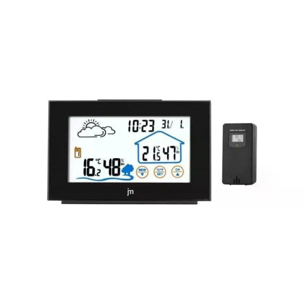 Lowell 8008457731074 Stazione Barometrica Black Modello JD 9539