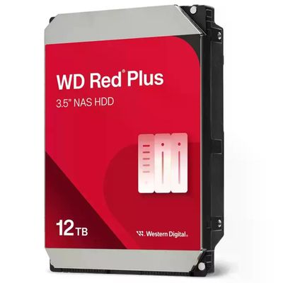 Western Digital WD120EFGX Red Plus Hard Disk Interno 3.5'' 12 TB NAS SATA III 7200 rpm CMR 512 MB Cache Western Digital WD120EFGX Red Plus Hard Disk Interno 3.5'' 12 TB NAS SATA III 7200 rpm CMR 512 MB Cache