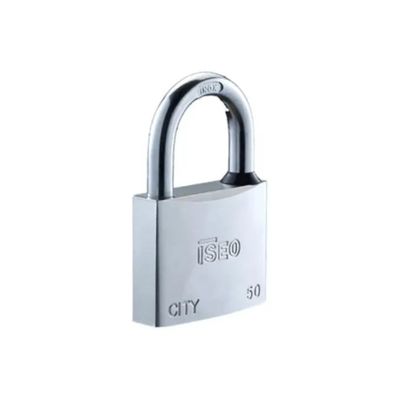 ISEO City Marino 4007 Lucchetto in Ottone Nichelato 40 mm