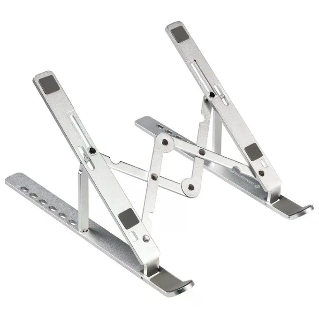 Conceptronic THANA04S 84733080 Supporto Laptop Alluminio Argento Pieghevole Regolabile Fino a 15.6 pollici Conceptronic THANA04S 84733080 Supporto Laptop Alluminio Argento Pieghevole Regolabile Fino a 15.6 pollici