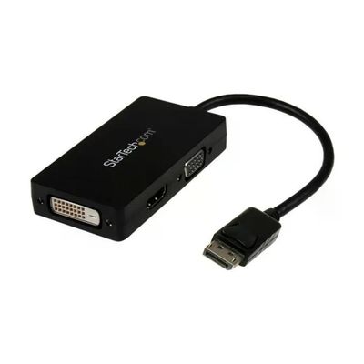 STARTECH.COM StarTech DP2VGDVHD Convertitore DisplayPort a VGA DVI HDMI 3 in 1 Risoluzione 1920x1200 1080p