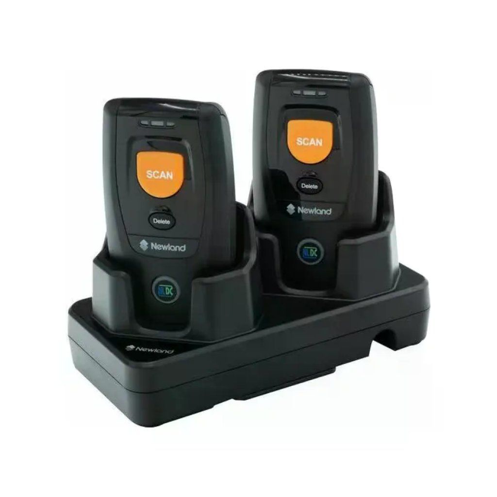 Newland NLS-BS8080-2D Lettore Codici a Barre 2D BS80 Piranha II Portatile Bluetooth USB Nero Arancione
