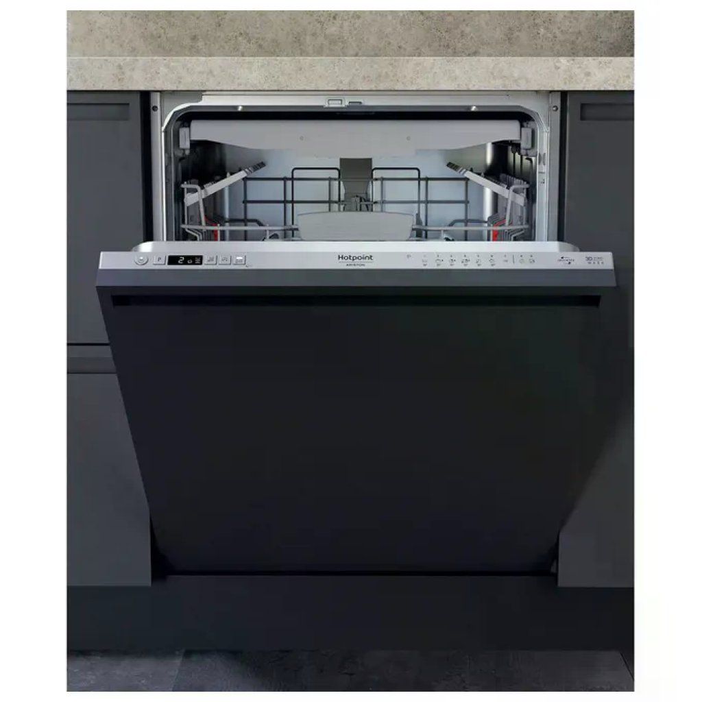 Hotpoint H0I D534A S Lavastoviglie da Incasso 14 coperti Classe D 44 dB Aquastop 9 programmi (82x60x56 cm Hotpoint H0I D534A S Lavastoviglie da Incasso 14 coperti Classe D 44 dB Aquastop 9 programmi (82x60x56 cm