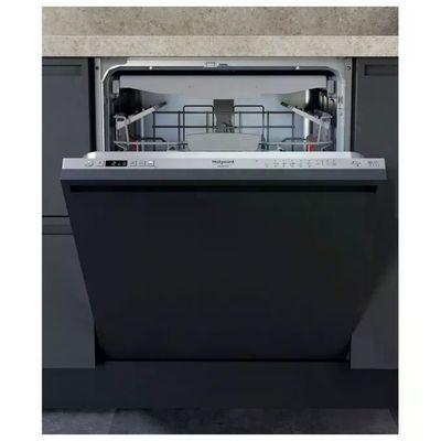Hotpoint H0I D534A S Lavastoviglie da Incasso 14 coperti Classe D 44 dB Aquastop 9 programmi (82x60x56 cm