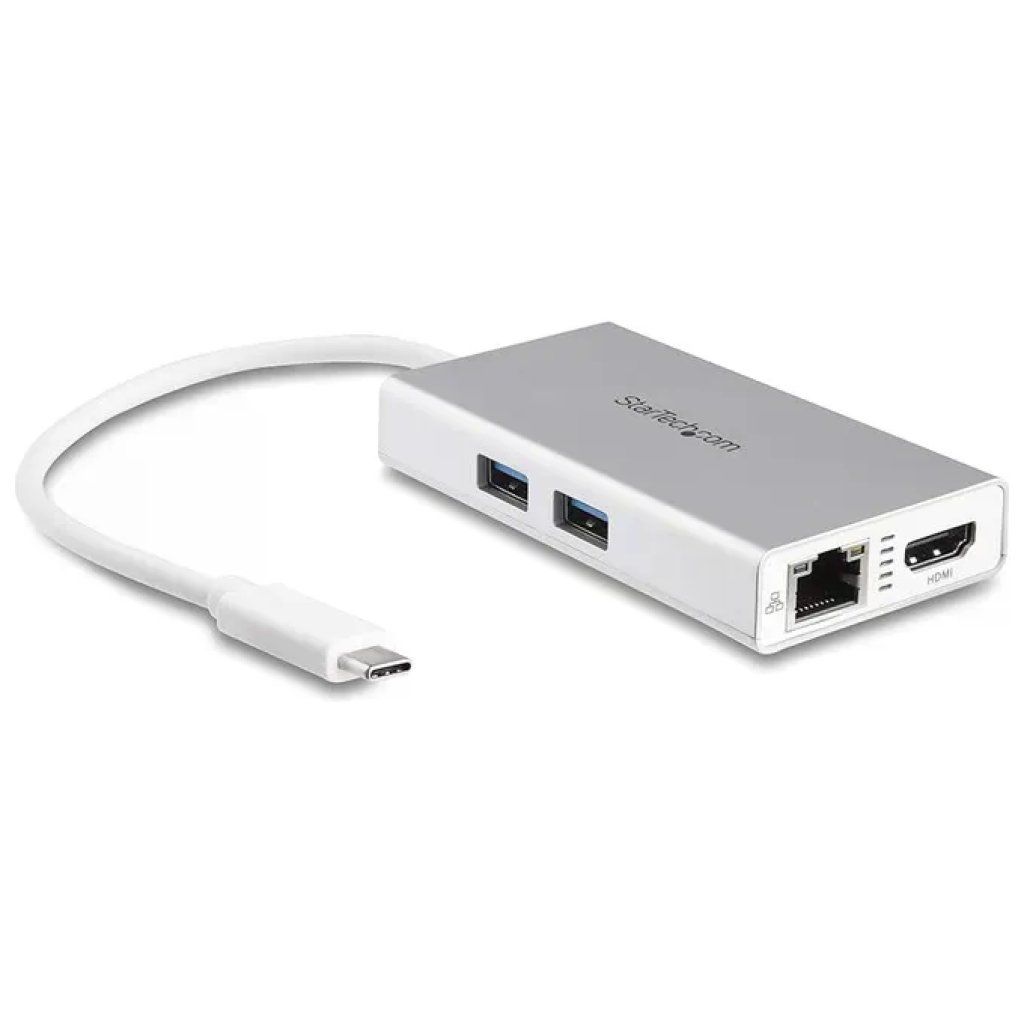StarTech adattatore multiporta USB-C 168B-USBC-MULTIPORT HDMI 4K 60Hz ricarica PD 140W hub USB 5Gbps Bianco