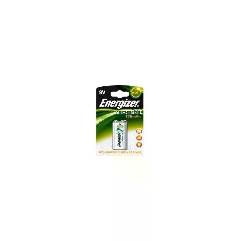 Energizer Recharge Power Plus – Batteria ricaricabile 9V, 175 mAh