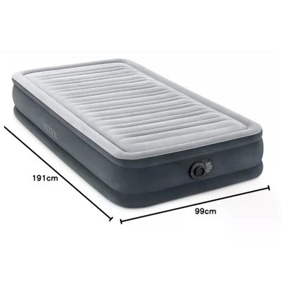 Intex Comfort Plush 67766ND Materasso Gonfiabile Singolo con Pompa Integrata Intex Comfort Plush 67766ND Materasso Gonfiabile Singolo con Pompa Integrata