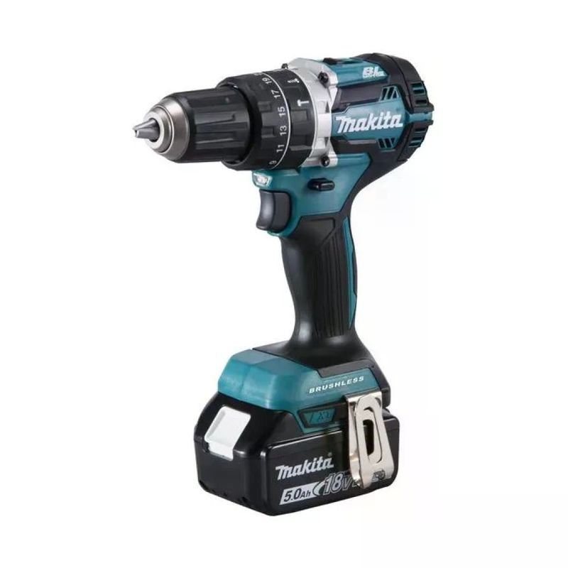 Makita DHP484RTJ Trapano Avvitatore a Percussione 18V, 2 Batterie 5,0 Ah