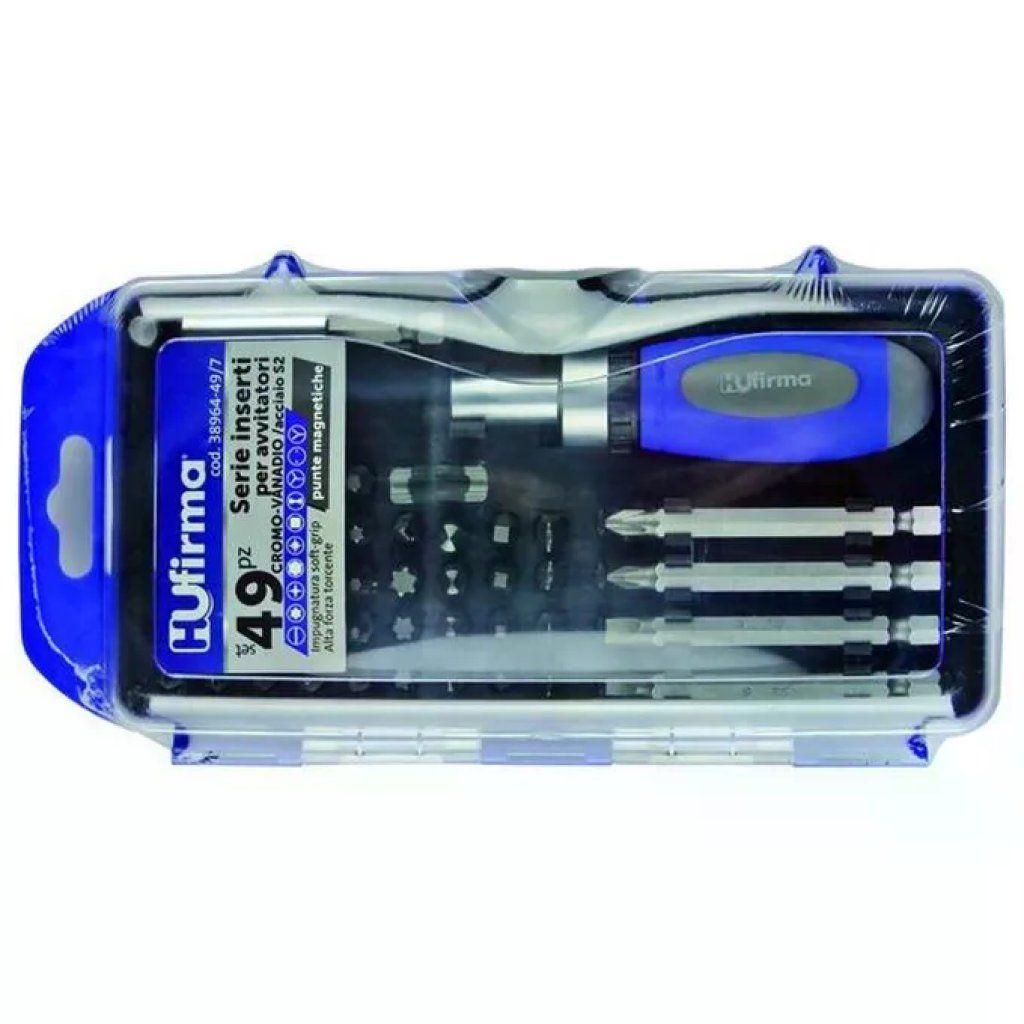 HUFIRMA Set Inserti per Avvitatore in Cromo Vanadio, 49 Pezzi HUFIRMA Set Inserti per Avvitatore in Cromo Vanadio, 49 Pezzi