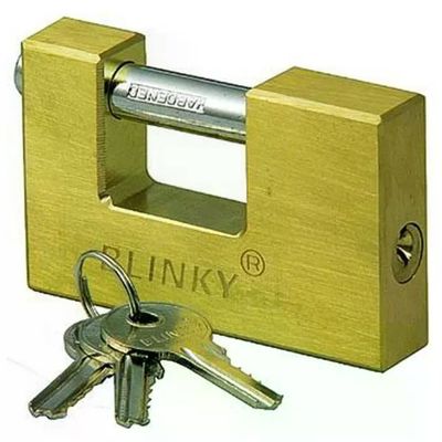 VIGOR-BLINKY Lucchetto Blinky per Serrande in Ottone Pesante 90 mm