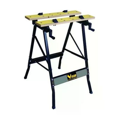 VIGOR-BLINKY Vigor VBL-100 Banco da Lavoro Pieghevole in Acciaio, 56 × 62 × 76 cm, Portata 100 kg