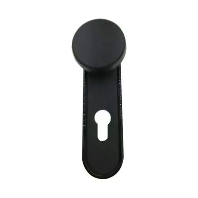 CISA 07076.24 Placca con pomolo per maniglione antipanico, nera