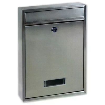 Alubox 49158 Lifter Quadra Cassetta Posta in Acciaio Inox AISI 304 Formato Rivista con Cilindro di Alubox 49158 Lifter Quadra Cassetta Posta in Acciaio Inox AISI 304 Formato Rivista con Cilindro di