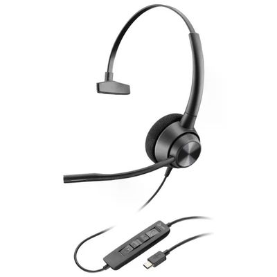 Poly EncorePro 310 TAA – Cuffia monoaurale USB-C