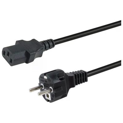 Equip Cavo Alimentazione Nero 3m CEE7-7 IEC C13