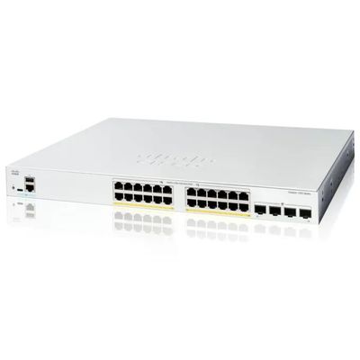 Cisco C1200-24FP-4G Switch Smart Catalyst 1200-24FP-4G 24 Porte GE 4x1GE SFP PoE Bianco
