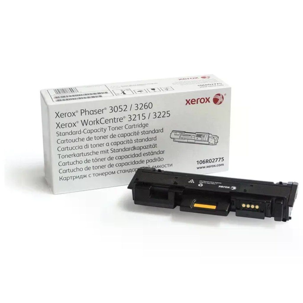 Xerox 106R02777 Phaser 3260 WorkCentre 3225 Toner Originale Alta Capacita' 3000 Pagine colore Nero