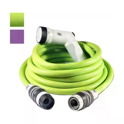 FITT IKON Tubo da Giardino Estensibile 25 m con Pistola Multigetto, Lime FITT IKON Tubo da Giardino Estensibile 25 m con Pistola Multigetto, Lime
