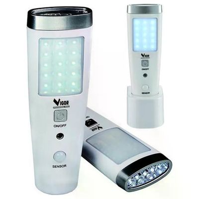 VIGOR-BLINKY Lampada di emergenza Vigor Leon LED con torcia 5+15 VIGOR-BLINKY Lampada di emergenza Vigor Leon LED con torcia 5+15