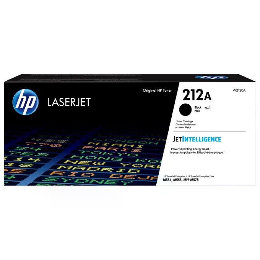 HP W2120A LaserJet 212A Toner Originale 5500 pagine compatibile M554 M555 M578 colore Nero HP W2120A LaserJet 212A Toner Originale 5500 pagine compatibile M554 M555 M578 colore Nero