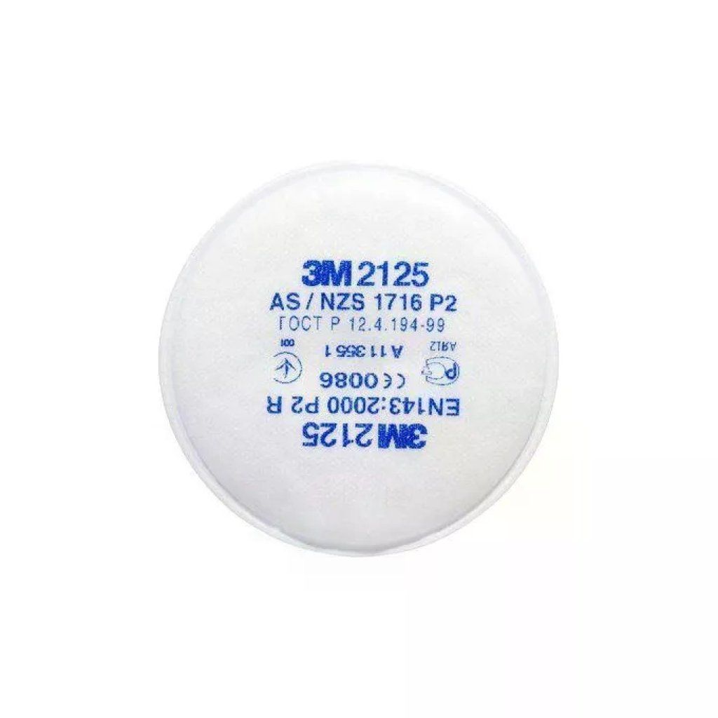 3M 2125 Filtri antiparticolato P2 R, serie 2000, attacco a baionetta, confezione da 2