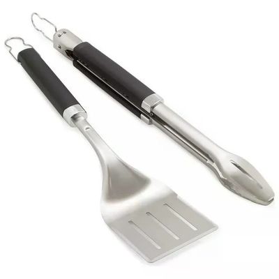 Weber 6763 Precision Set utensili per barbecue: pinza e paletta