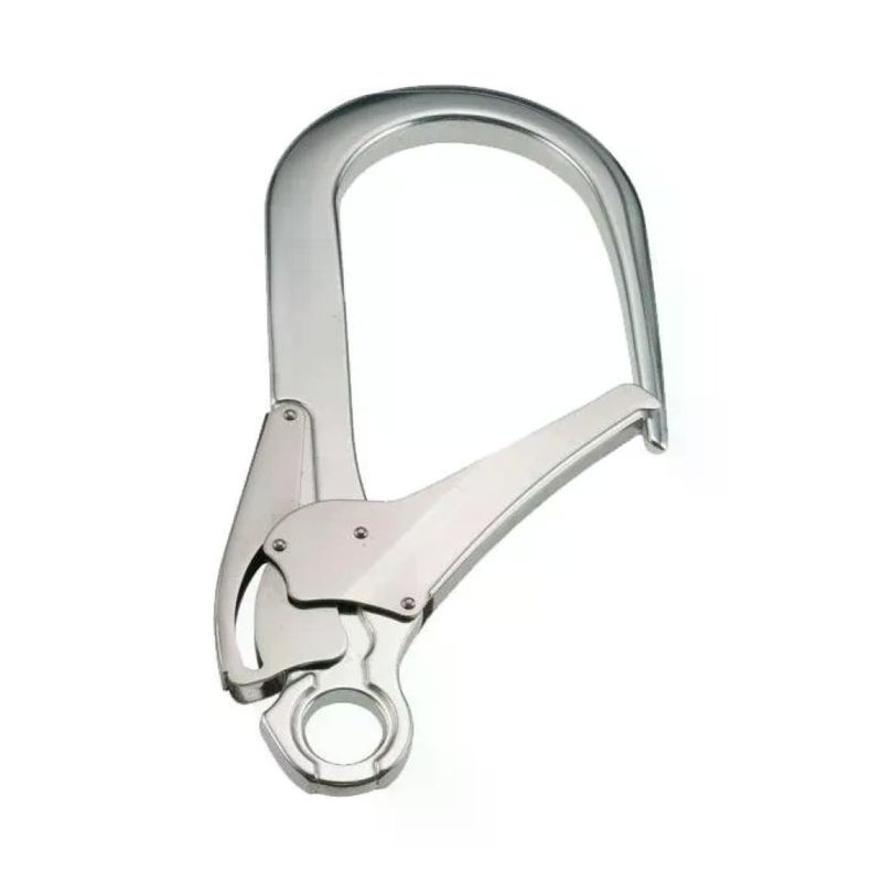 CAMP Hook 110 mm – Moschettone connettore in alluminio, 25 kN, EN 362