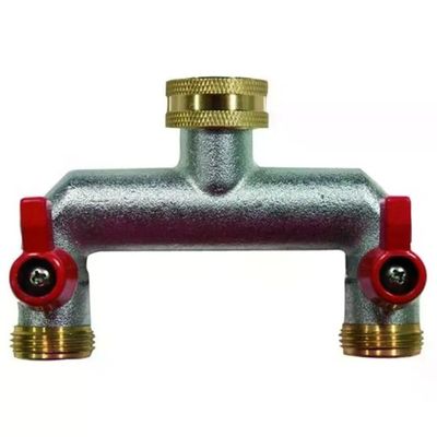 VIGOR-BLINKY Sdoppiatore per rubinetto in ottone VIGOR-BLINKY 3/4" a 2 vie