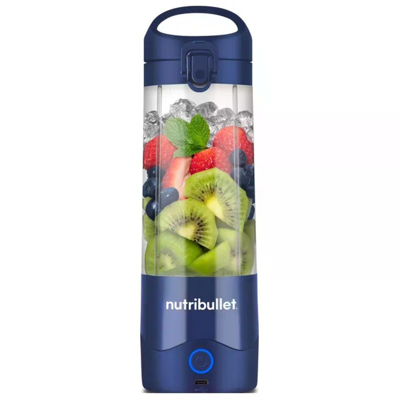 NutriBullet NBP003NBL Frullatore per Sportivi Portatile Cordless USB-C 0.475 L Tritaghiaccio colore Blu Navy