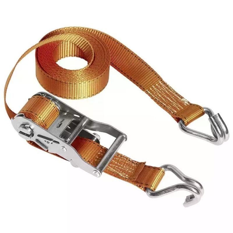 MASTERLOCK Master Lock 3211EURDAT Cinghia di Fissaggio 4,5 m con Ganci J, 600 kg, Arancione