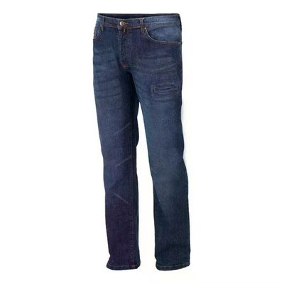 Issaline Jest Stretch Line Pantalone da Lavoro Jeans Blu Denim, Taglia XL