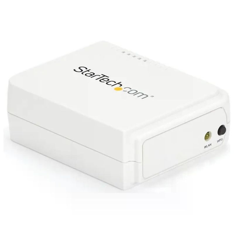 StarTech.com PM1115UWEU Server di Stampa Wireless N 1 Porta USB Ethernet 10-100 Mbps 802.11 b-g-n colore Bianco StarTech.com PM1115UWEU Server di Stampa Wireless N 1 Porta USB Ethernet 10-100 Mbps 802.11 b-g-n colore Bianco