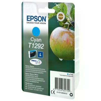 Epson C13T12924012 DURABrite Ultra Cartuccia d'inchiostro Originale 7 ml 470 pagine colore Ciano