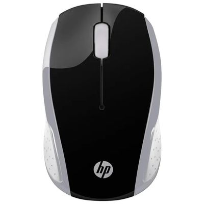 HP Wireless Mouse 200, mouse ottico ambidestro 1000 DPI, 3 tasti, USB 2,4 GHz, argento HP Wireless Mouse 200, mouse ottico ambidestro 1000 DPI, 3 tasti, USB 2,4 GHz, argento