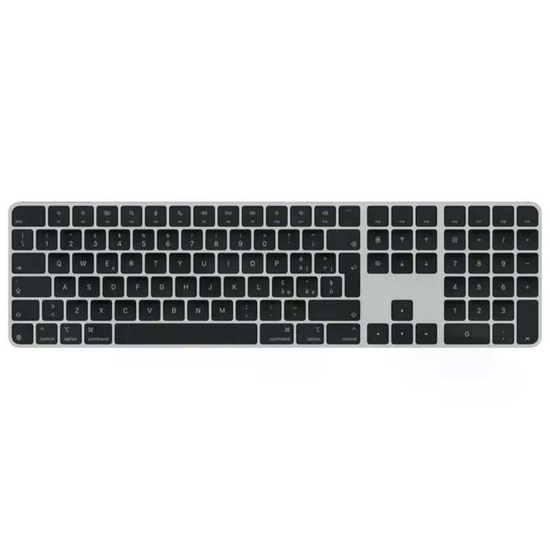 Apple MXK83T-A Magic Keyboard Tastiera con Touch ID e Tastierino Numerico Wireless Bluetooth USB