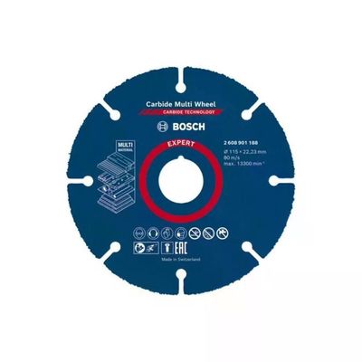 Bosch Carbide Multi Wheel – Disco da taglio 115 mm Bosch Carbide Multi Wheel – Disco da taglio 115 mm
