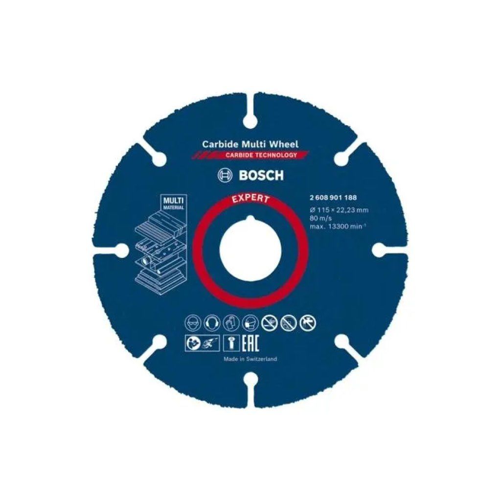 Bosch Disco Circolare a Settori con Denti in Carburo, 115 mm