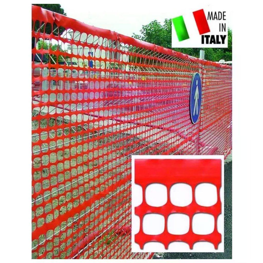 Vigor-Blinky 88518 Rete da Cantiere Arancione, 50 m × 180 cm, 150 g/m² Vigor-Blinky 88518 Rete da Cantiere Arancione, 50 m × 180 cm, 150 g/m²