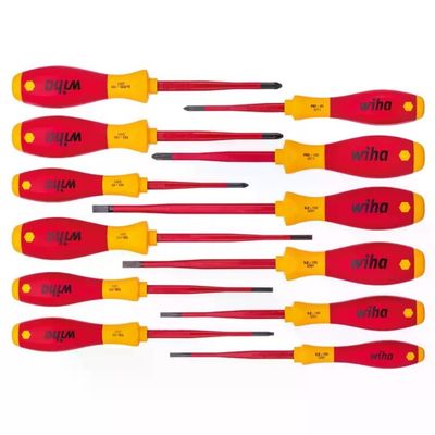 WIHA SoftFinish Electric slimFix – Set di 12 cacciaviti isolati 1000 V WIHA SoftFinish Electric slimFix – Set di 12 cacciaviti isolati 1000 V
