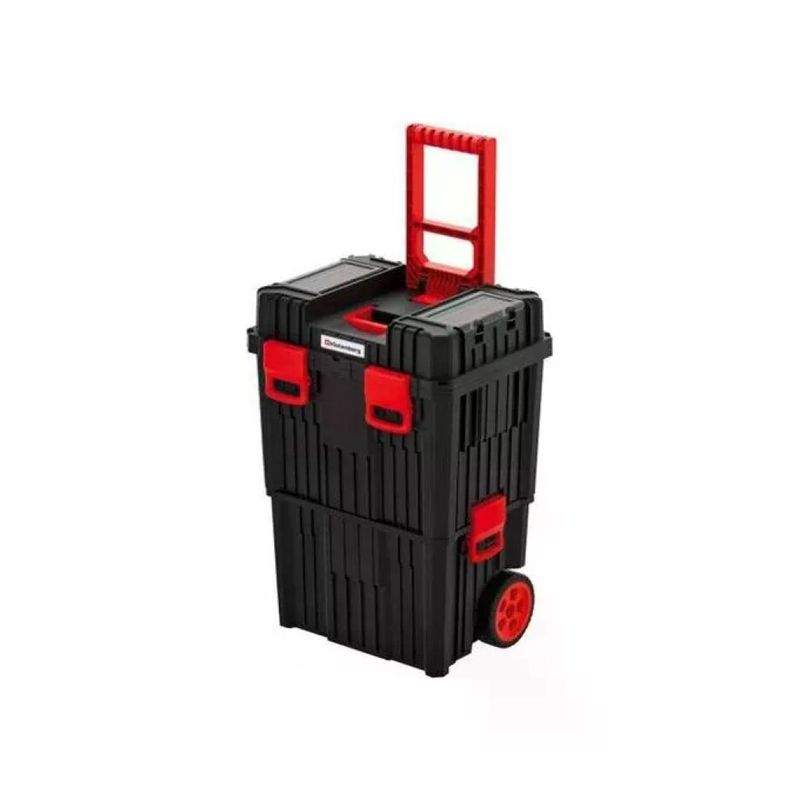 Kistenberg KHVW-S411 Carrello Portautensili Modulare 3 in 1, Nero